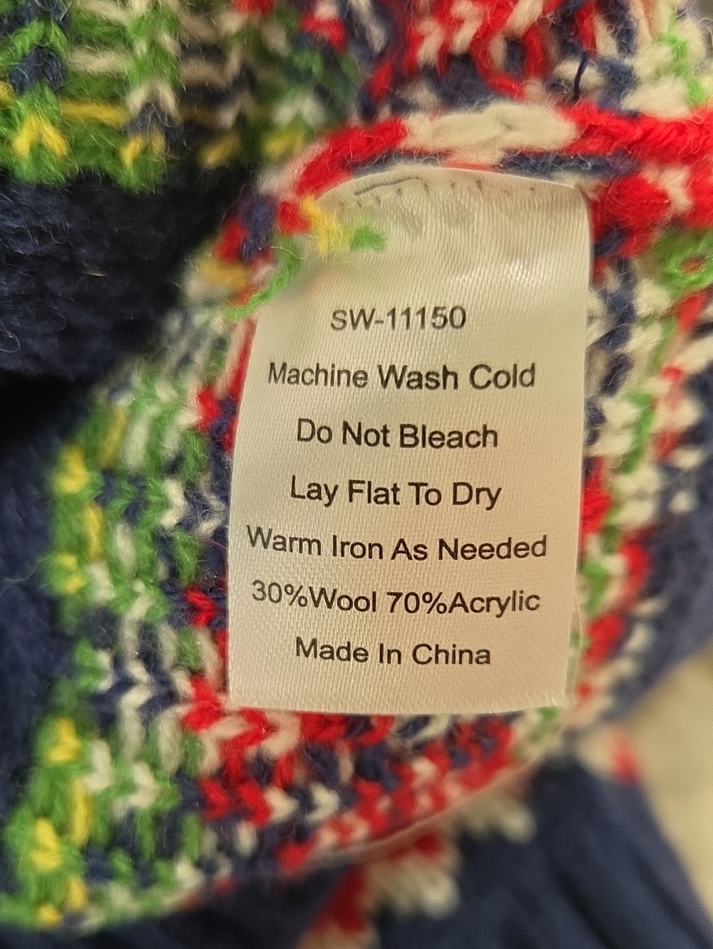 KIEL JAMES PATRICK COZY CABIN SWEATERS RARE SANTA SWEATER CHRISTMAS FAIR ISLE XS - Picture 11 of 11